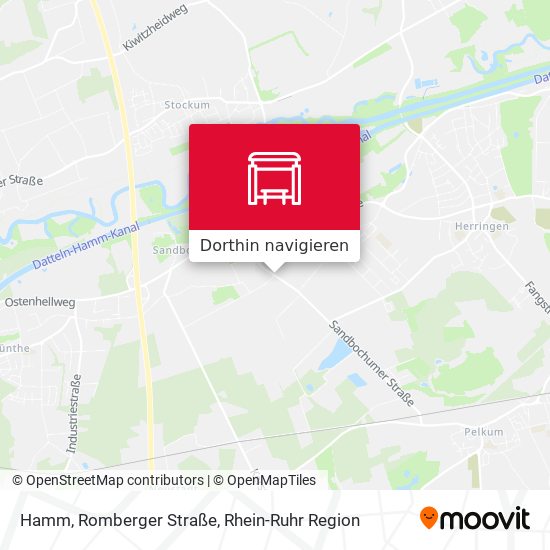 Hamm, Romberger Straße Karte