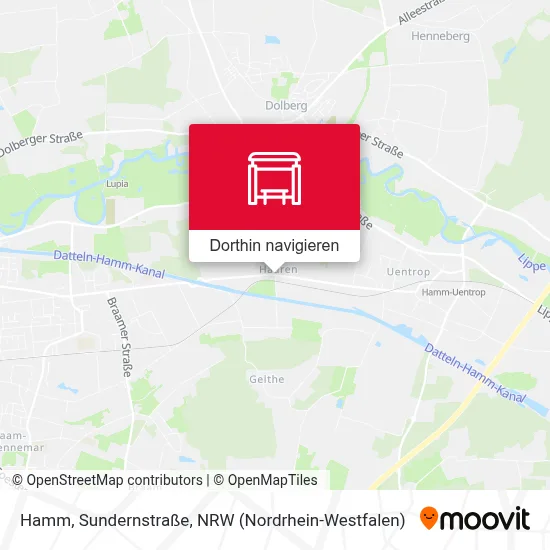 Hamm, Sundernstraße Karte