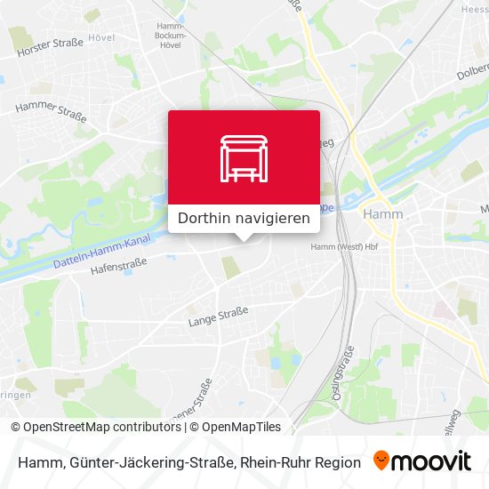 Hamm, Günter-Jäckering-Straße Karte