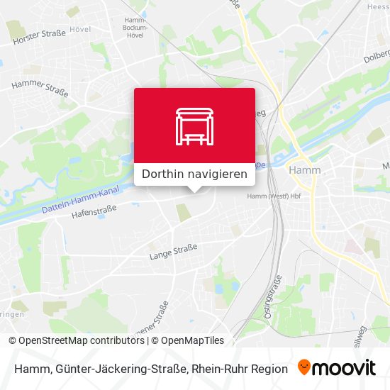 Hamm, Günter-Jäckering-Straße Karte