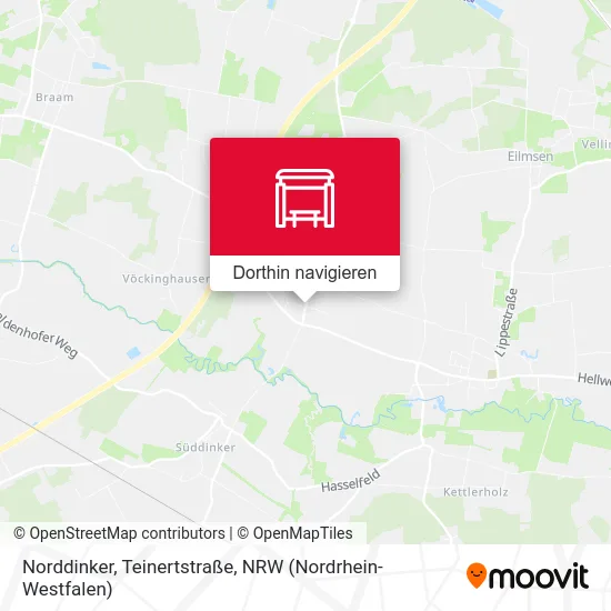 Norddinker, Teinertstraße Karte