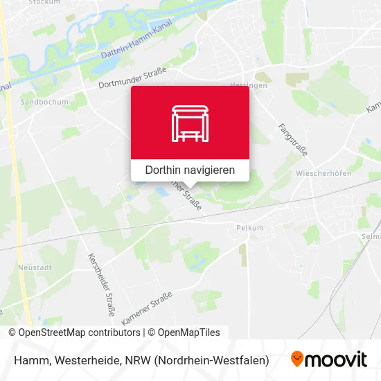 Hamm, Westerheide Karte