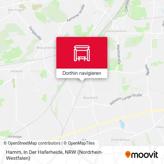 Hamm, In Der Haferheide Karte