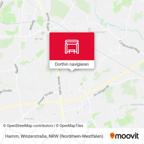 Hamm, Winzerstraße Karte