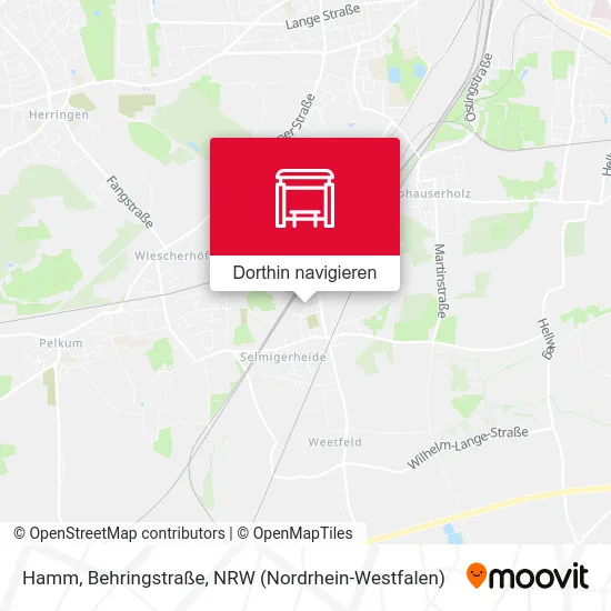 Hamm, Behringstraße Karte