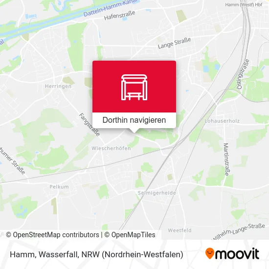 Hamm, Wasserfall Karte