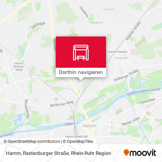 Hamm, Rastenburger Straße Karte