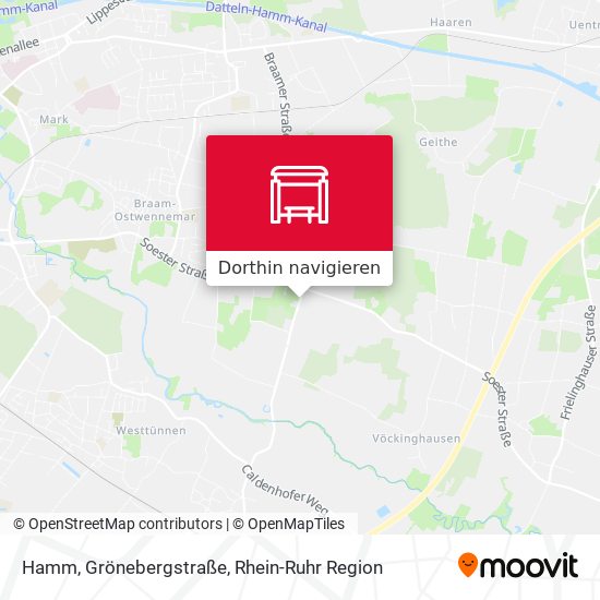 Hamm, Grönebergstraße Karte
