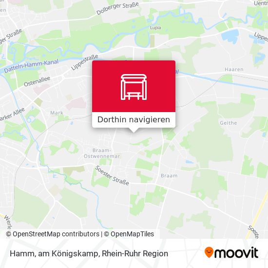 Hamm, am Königskamp Karte