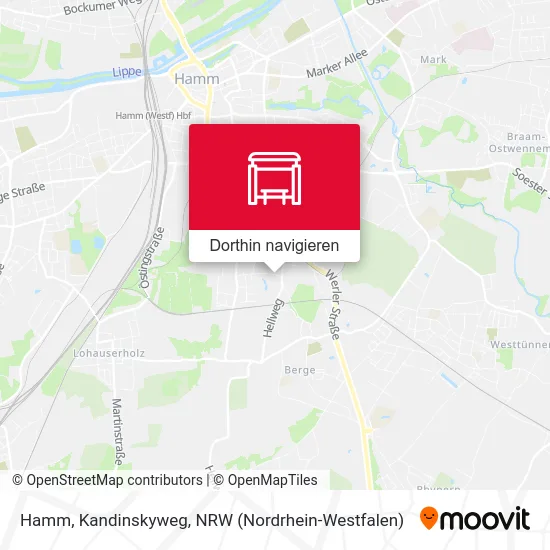 Hamm, Kandinskyweg Karte