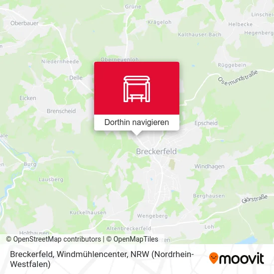 Breckerfeld, Windmühlencenter Karte