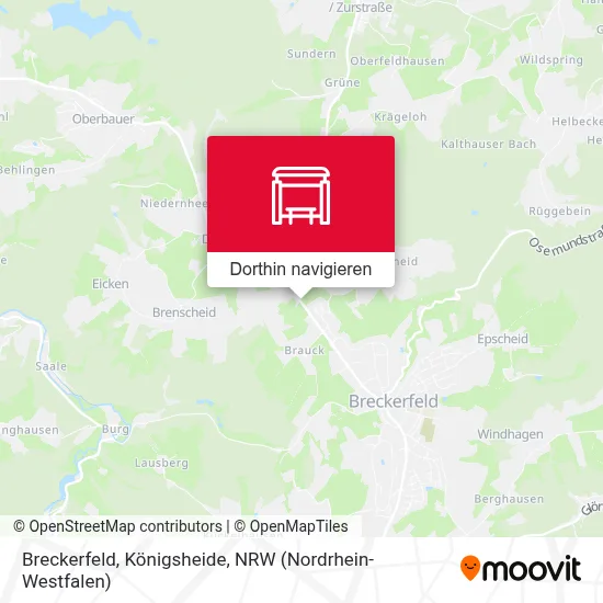 Breckerfeld, Königsheide Karte