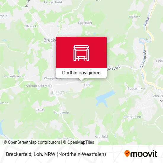 Breckerfeld, Loh Karte