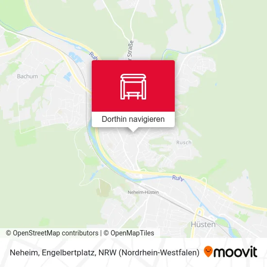 Neheim, Engelbertplatz Karte