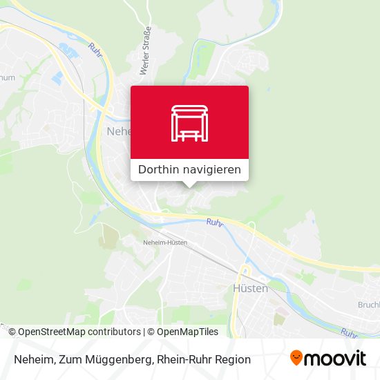 Neheim, Zum Müggenberg Karte