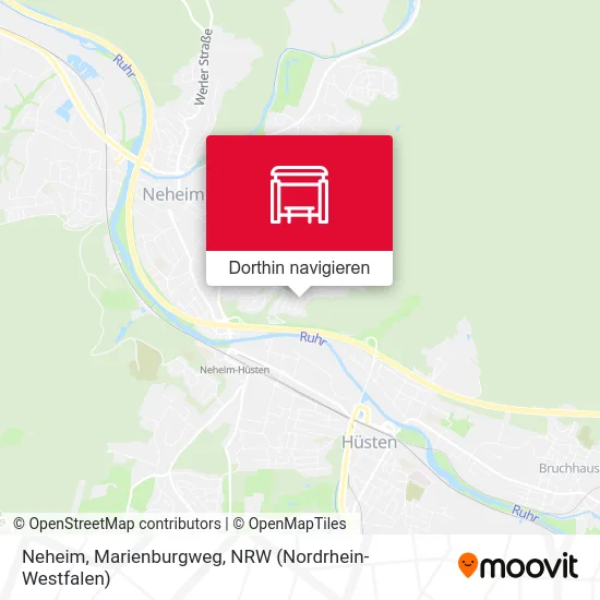 Neheim, Marienburgweg Karte