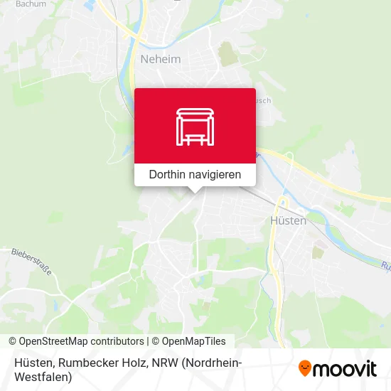 Hüsten, Rumbecker Holz Karte