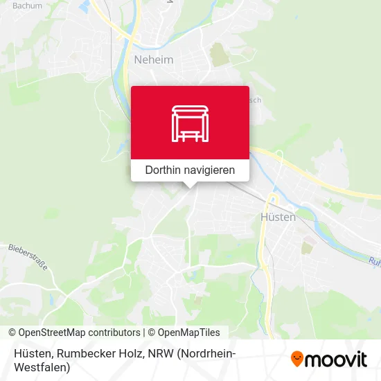 Hüsten, Rumbecker Holz Karte