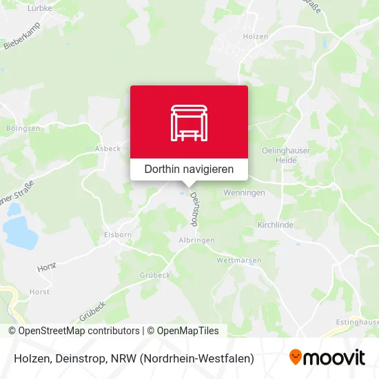 Holzen, Deinstrop Karte