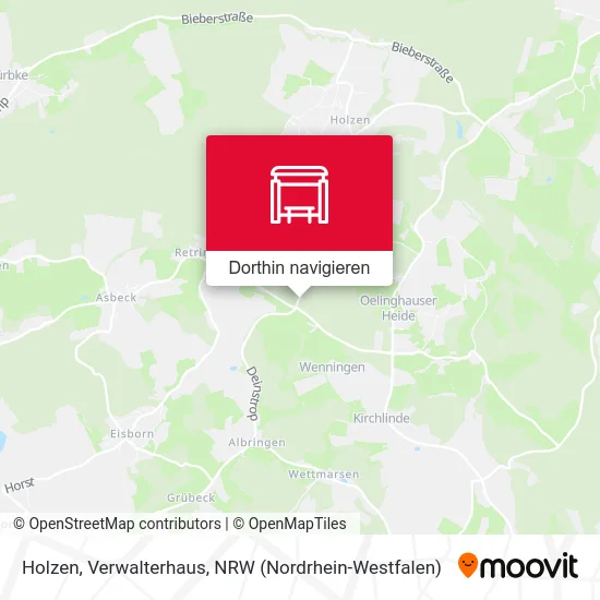 Holzen, Verwalterhaus Karte