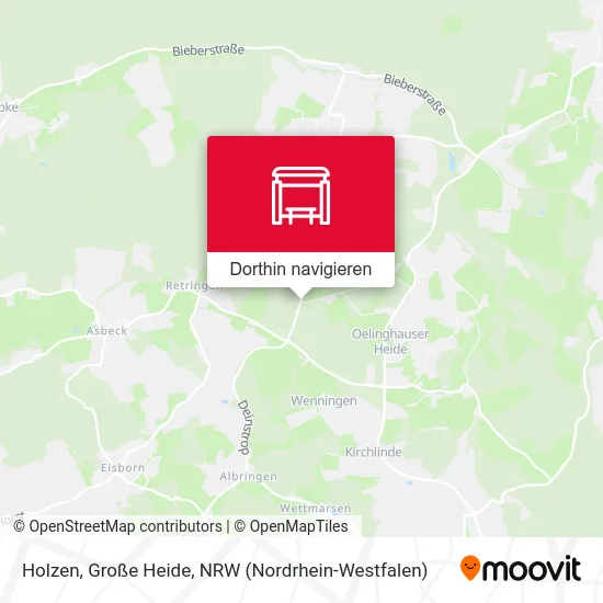 Holzen, Große Heide Karte