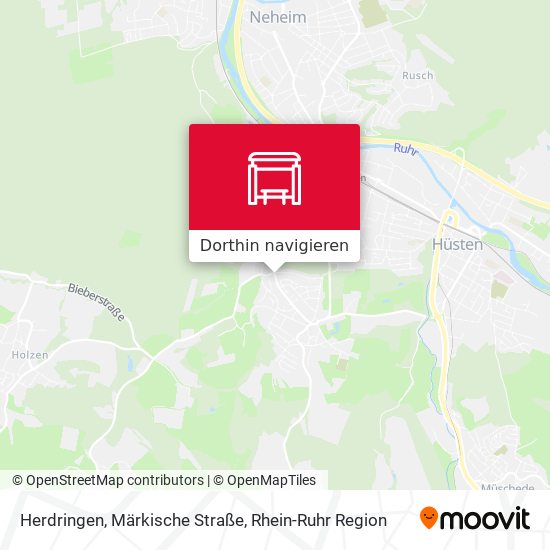 Herdringen, Märkische Straße Karte