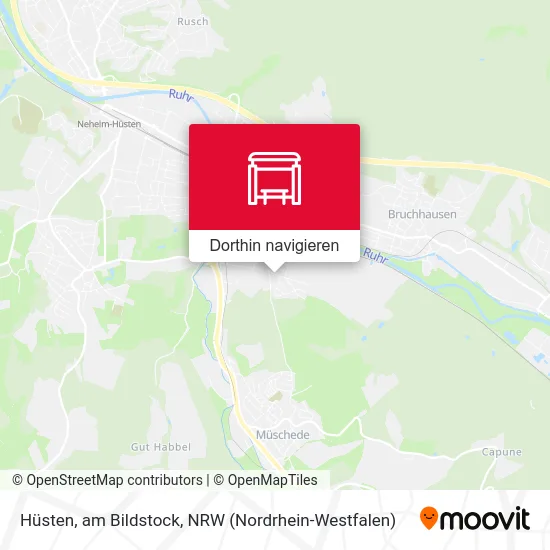 Hüsten, am Bildstock Karte