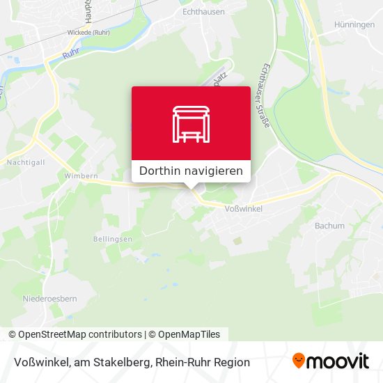 Voßwinkel, am Stakelberg Karte