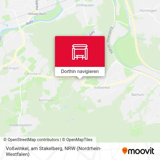 Voßwinkel, am Stakelberg Karte