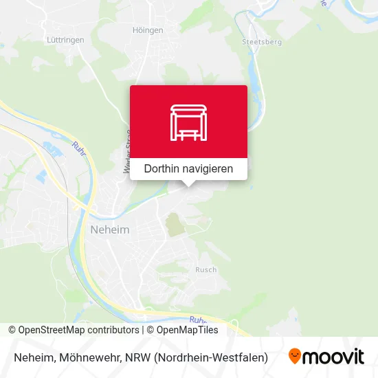 Neheim, Möhnewehr Karte