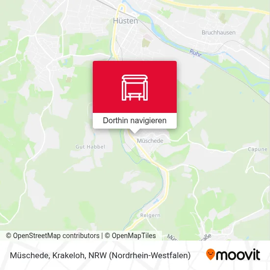 Müschede, Krakeloh Karte