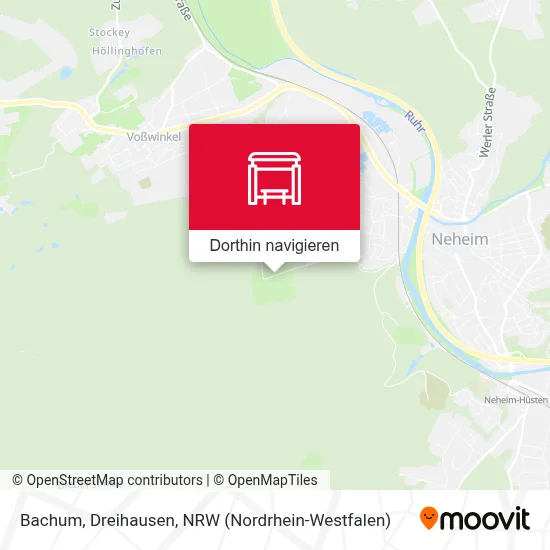 Bachum, Dreihausen Karte