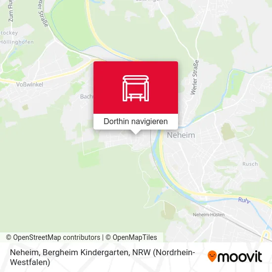 Neheim, Bergheim Kindergarten Karte