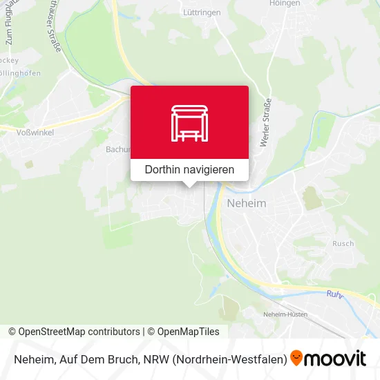 Neheim, Auf Dem Bruch Karte