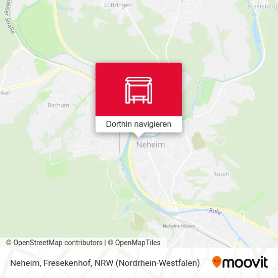 Neheim, Fresekenhof Karte