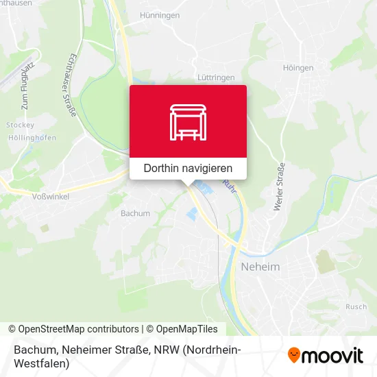 Bachum, Neheimer Straße Karte