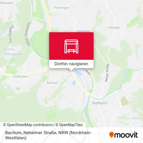 Bachum, Neheimer Straße Karte