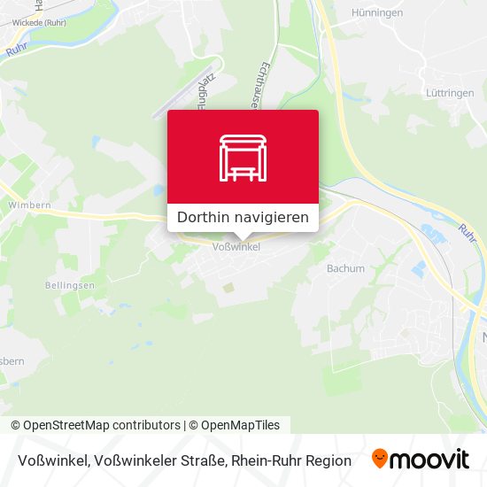 Voßwinkel, Voßwinkeler Straße Karte
