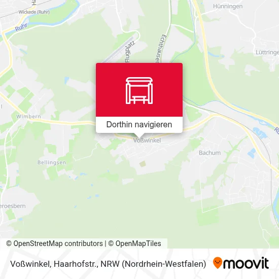 Voßwinkel, Haarhofstr. Karte