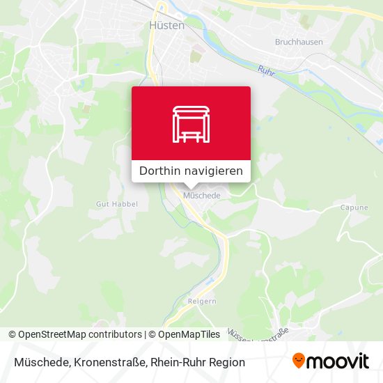 Müschede, Kronenstraße Karte