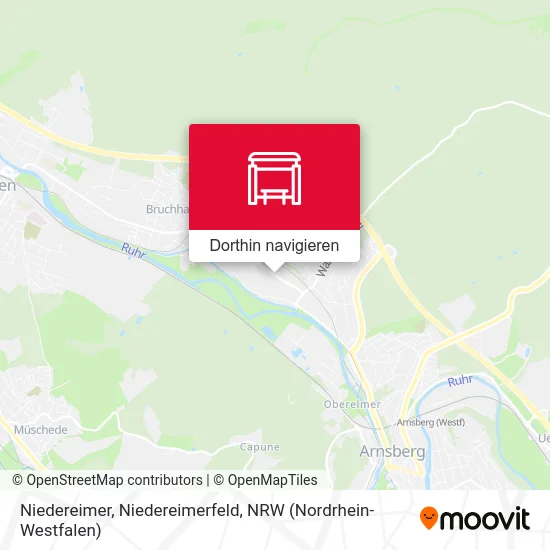 Niedereimer, Niedereimerfeld Karte