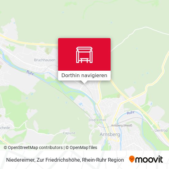 Niedereimer, Zur Friedrichshöhe Karte