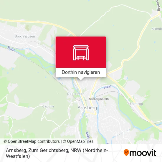 Arnsberg, Zum Gerichtsberg Karte