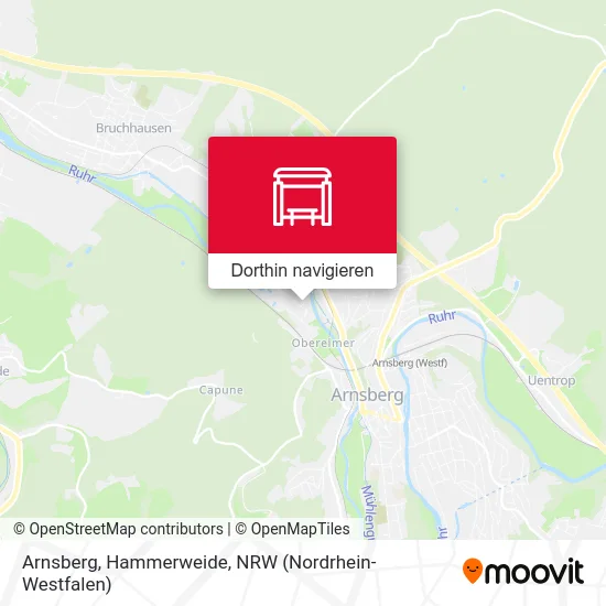 Arnsberg, Hammerweide Karte