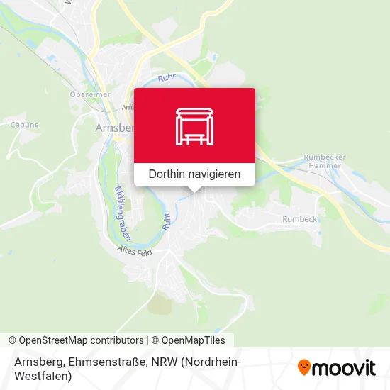 Arnsberg, Ehmsenstraße Karte