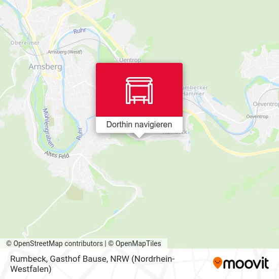 Rumbeck, Gasthof Bause Karte