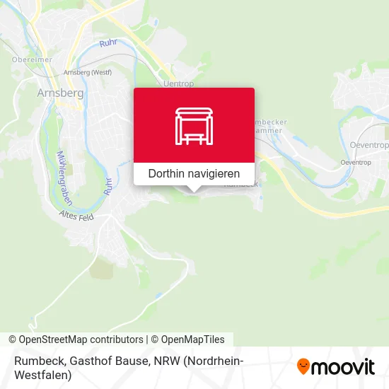 Rumbeck, Gasthof Bause Karte