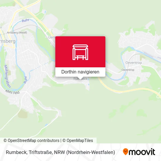 Rumbeck, Triftstraße Karte