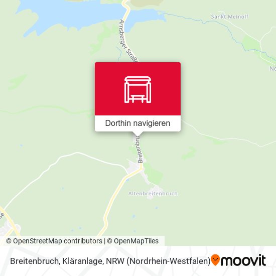 Breitenbruch, Kläranlage Karte