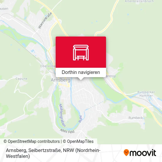 Arnsberg, Seibertzstraße Karte